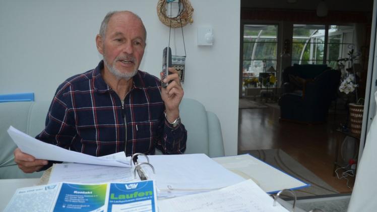 Günter Wolff ist Vorsitzender des LSV Güstrow und Organisator des Oase-Inselseelaufes, der nun zum zweiten Mal in Folge abgesagt werden musste.