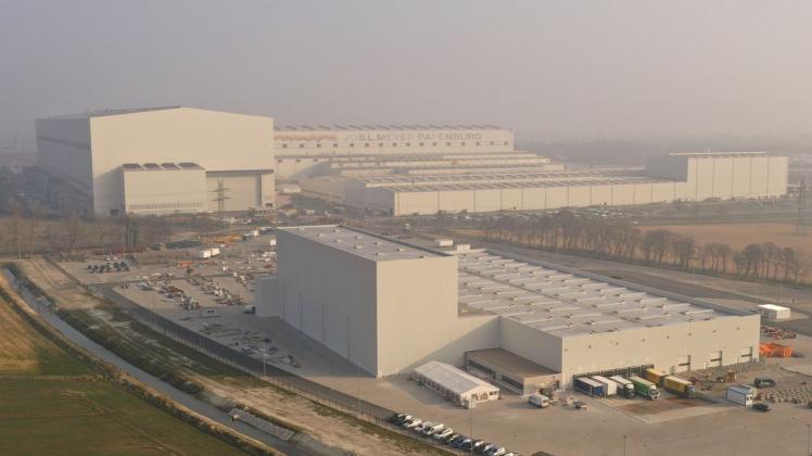 Das neue Logistikzentrum der Meyer Werft hat 35 Millionen Euro gekostet. 