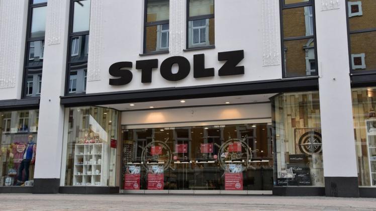 Die Filiale des Kaufhauses Stolz in Schwerin bleibt vorerst geschlossen.