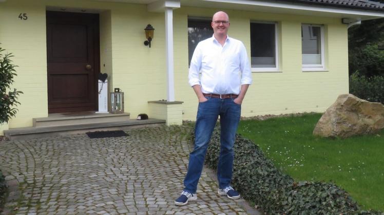 Für ein eigenes Haus mit Garten ist Johannes Südkamp im Dezember 2017 von Bremen nach Fahrenhorst gezogen. Kurz danach hat er angefangen, sich in der Kommunalpolitik zu engagieren.