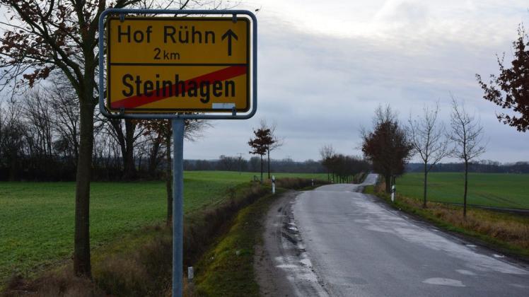 Nach mehreren Anläufen soll in diesem Jahr die Kreisstraße zwischen Steinhagen und Hof Rühn ausgebaut werden.