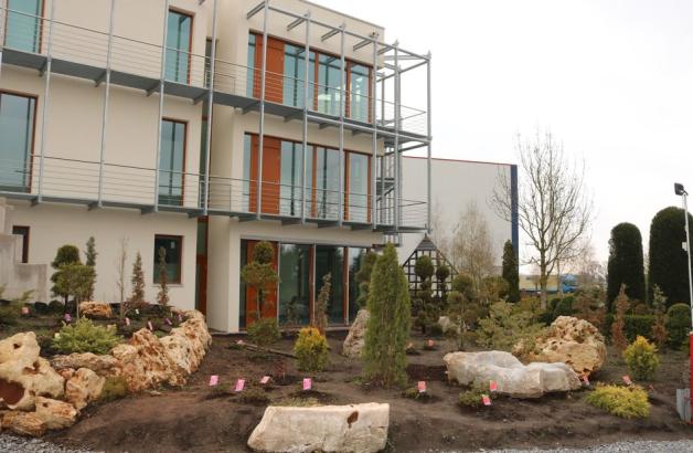 Neuer Wassergarten wird in den Gärten der Sinne in Levern gebaut
