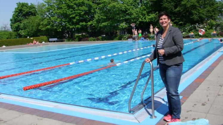 Wie im vergangenen Jahr kann Mittelangelns Bürgermeisterin Britta Lang das Satruper Freibad in dieser Saison wohl auch nur mit Einschränkungen freigeben.