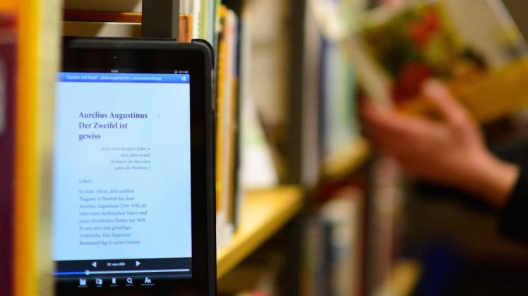 2020 wurden in der Delmenhorster Stadtbücherei so viele E-Books ausgeliehen wie nie zuvor. (Symbolfoto)