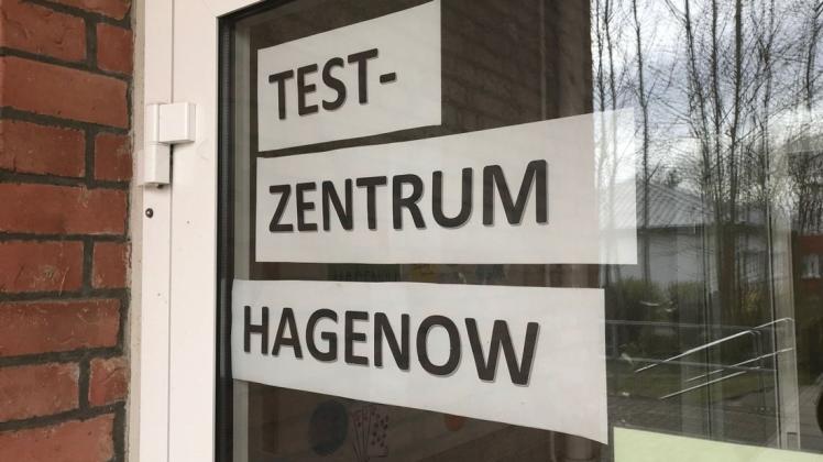 Der Eingang des Testzentrums im Seniorentreff: Geöffnet hat das Zentrum montags bis freitags von 8 bis 12 Uhr und 15 bis 18.30 Uhr.
