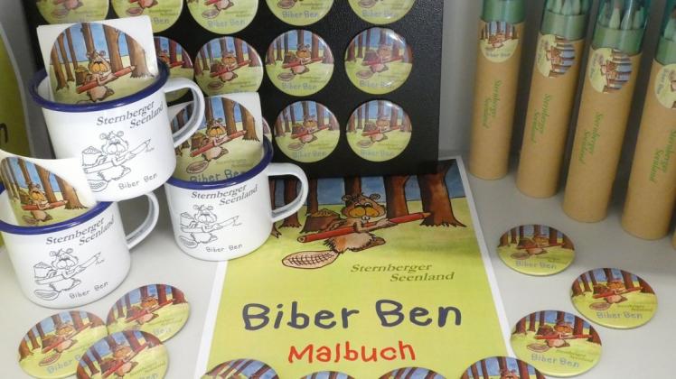 Es gibt ihn auf Tassen, Buntstiften, Magneten und jetzt auch als Malbuch: Biber Ben.