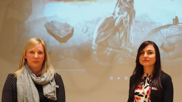 Hatten die Idee zu dem Film: Anna Plog (links) und Celina Höfgen.