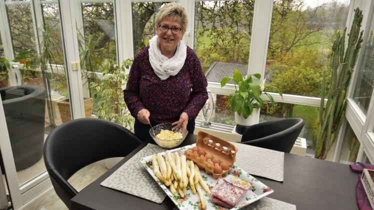Anke Coldewey überraschte ihre Freundinnen mit einem etwas anderen Spargelrezept.