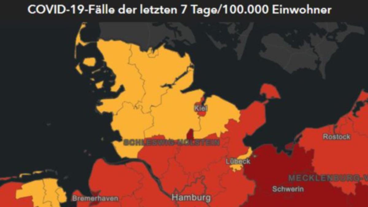 Corona aktuell Kreis Plön mit Inzidenz weiter auf Platz eins SHZ