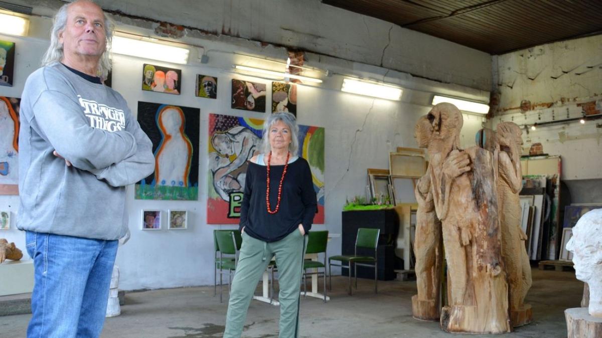 Die Künstler sind im Provianthaus in Glückstadt umgezogen.