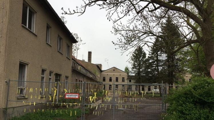 Blick aufs Gelände des ehemaligen Wariner Krankenhauses, das bereits seit 1997 leer steht.