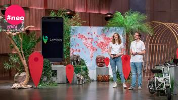 Anja Niehoff und Hans Knöchel präsentieren mit "Lambus" die All-in-one Reise-Plattform. Sie erhoffen sich ein Investment von 500.000 Euro für 15 Prozent der Anteile an ihrem Unternehmen.