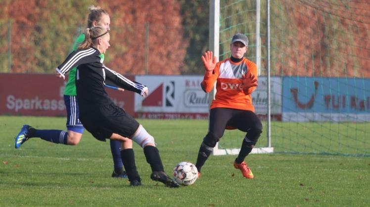 Anika Ditten (v.) und die Frauen von Veritas Wittenberge/Breese hätten - wie die anderen Kreisligateams auch - die Gelegenheit, in der nächsten Saison in einer Frauen-Landesklasse zu spielen.