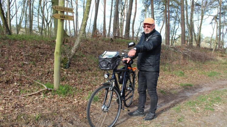 Norbert Weise aus Perleberg ist dieses Jahr der "Stadtradel-Star 2021". Der Rentner legt jedes Jahr tausende Kilomter rund um die Rolandstadt auf dem Rad zurück.