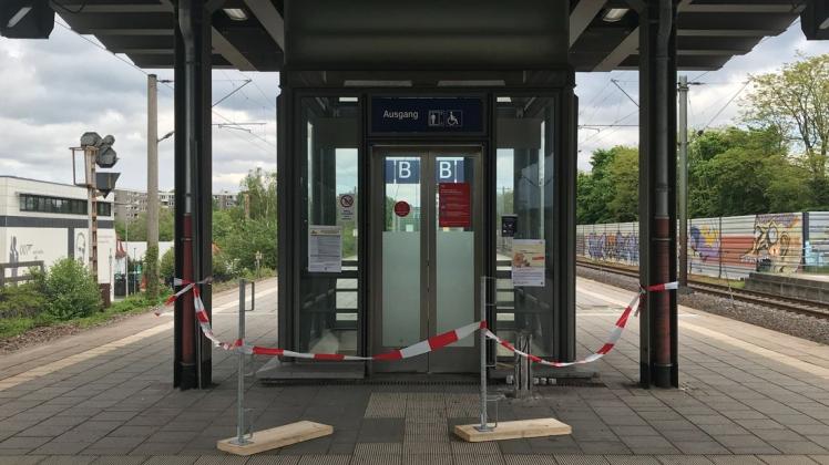 Die Aufzüge am Delmenhorster Bahnhof bleiben bis November gesperrt. Für Personen mit Gehschwierigkeiten ist das ein großes Problem - auch für Ganderkeseer.