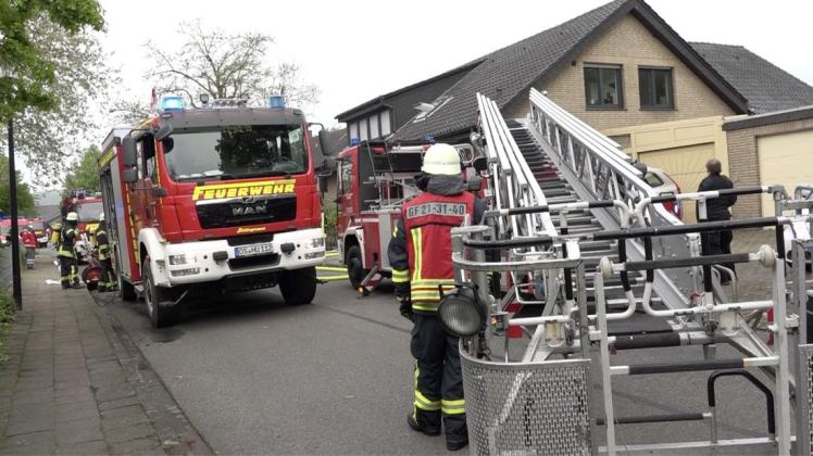 In Bissendorf ist am frühen Freitagmorgen ein Feuer in einem Wohnhaus ausgebrochen.