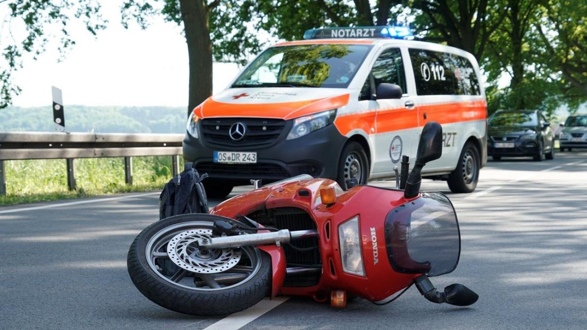 Motorradfahrer Bei Unfall Auf Der B51 Bei Bohmte Schwer Verletzt | NOZ