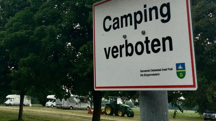 Wie hier auf der Insel Poel haben Gemeinden in ganz Nordwestmecklenburg mit wilden Campern zu kämpfen.
