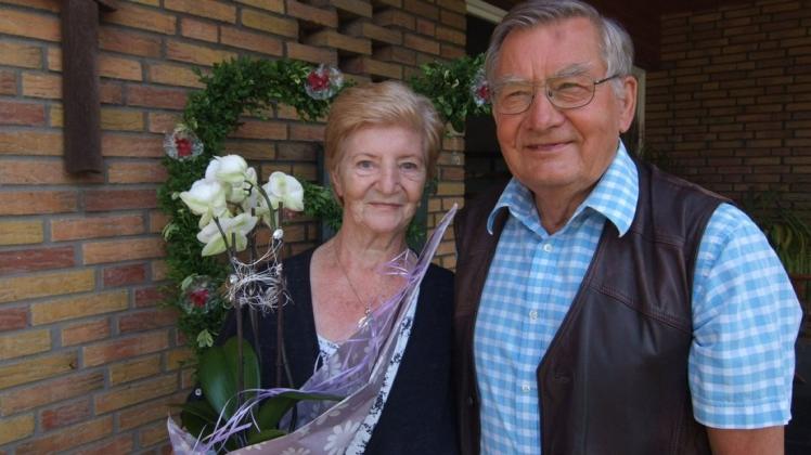 Seit 60 Jahren verheiratet: Renate und Erhard Kuhn aus Ostercappeln-Hitzhausen.