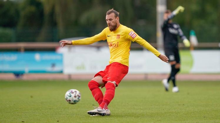 Meppens Jeron Al-Hazaimeh spielte gegen den SC Paderborn in der Viererkette.