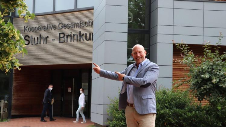 Mirko Truscelli ist neuer Schulleiter der KGS Brinkum.Foto: Dierck Wittenberg