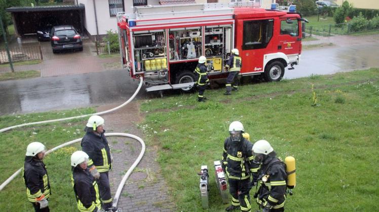 Ein Kabelbrand in Herzberg sorgte am frühen Freitagabend für einen Feuerwehreinsatz.