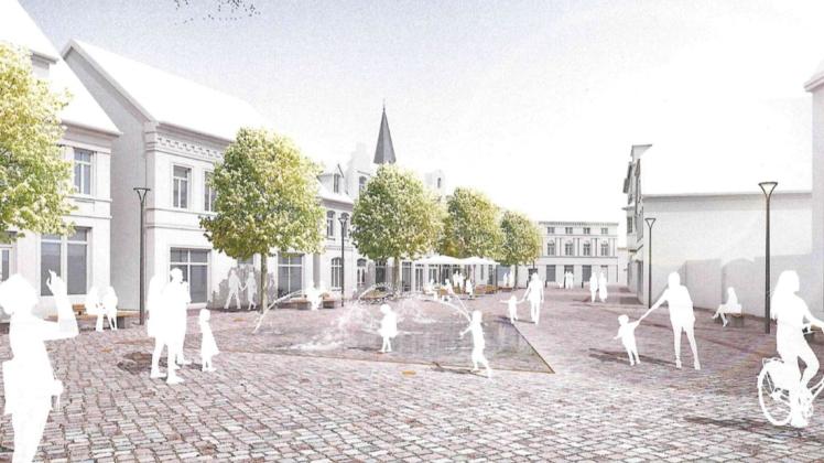Der Lindenplatz der Zukunft: Die Stadt wünscht sich, dass er zu einem Treffpunkt mit Anziehungscharakter in Hagenow wird.