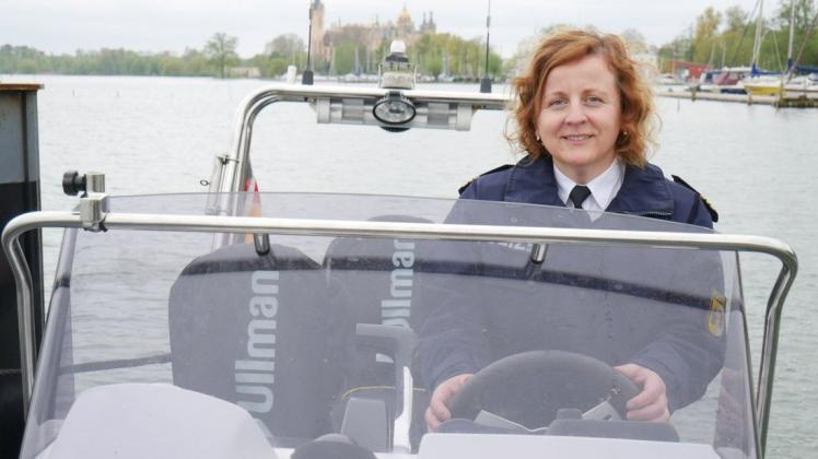Leitet seit Mai die Schweriner Wasserschutzpolizeiinspektion: Doreen Betke.