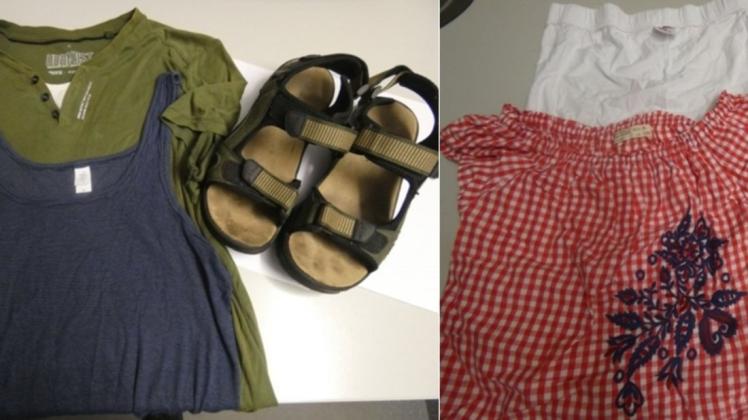 Diese Kleidungsstücke sorgten für einen Sucheinsatz der Polizei am Mittwoch in und um Plate. Diese Kleidungsstücke sorgten für einen Sucheinsatz der Polizei am Mittwoch in und um Plate.