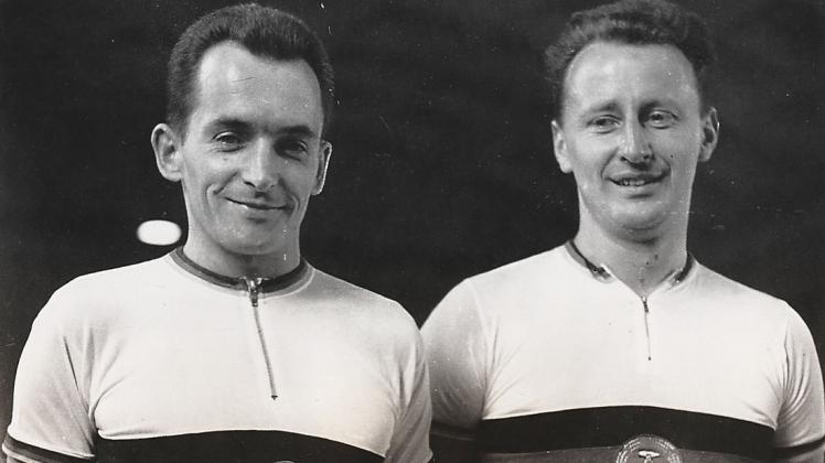 Das Duo Horst Schrödter (l.) und Helmut Pittermann landete bei DDR-Meisterschaften fünf Mal ganz oben auf dem Treppchen.