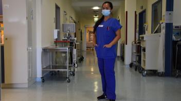 Seit acht Monaten in Deutschland: Philippinerin Kay Harriette Allauigan arbeitet auf der Intensivstation in den Helios-Kliniken.