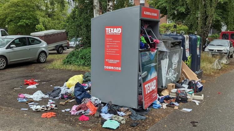 Wilder Müll kostet die Stadt Neumünster jährlich 115.000 Euro. | SHZ