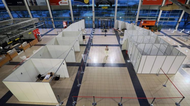 Das Impfzentrum am Flughafen Rostock-Laage erhält weniger Anfragen und wird umgewandelt.