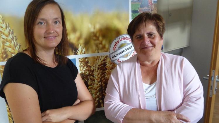 Zwei, die Power haben: Nicole Gottschall (l.)  und Ute Böse haben sechs Jahre zusammen an der Front des Bauernverbandes gekämpft, nun verlässt die Ex-Geschäftsführerin die Interessensvertretung der Landwirte.