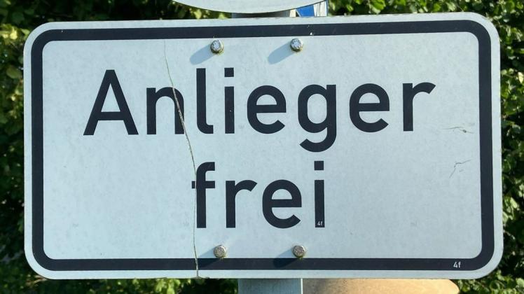 In zahlreichen Orten gibt es solche Schilder, in Stove sind sie nicht mehr zu finden. Denn eine Genehmigung fehlte.