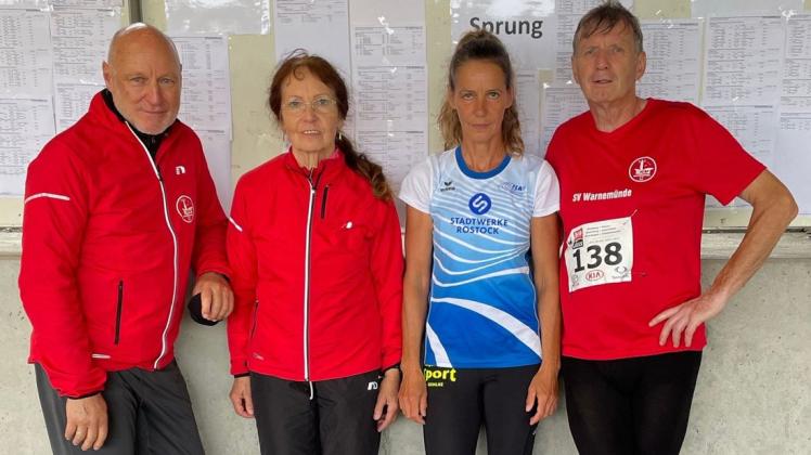 Das Team Rostock (von links): Gottfried Behrens, Katja Liedemit, Gudrun Berkholz und Michael Walden,