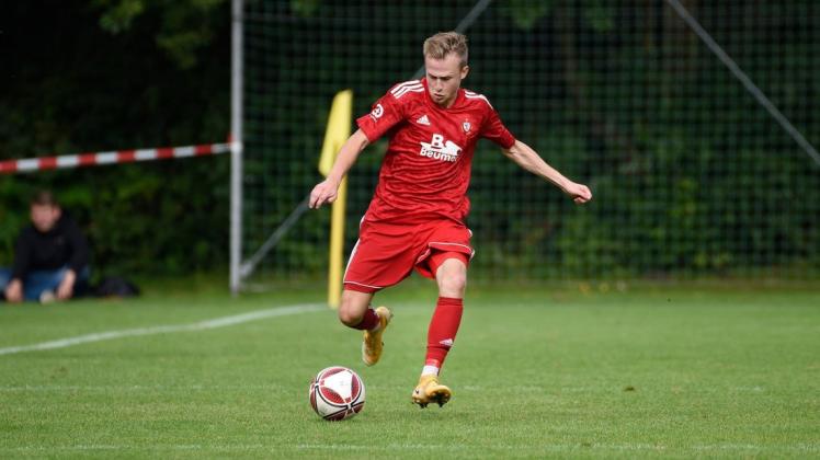 Sieben Minuten nach seiner Einwechslung traf Jakob Gesien in Pampow zum 4:0 für den Rostocker FC.