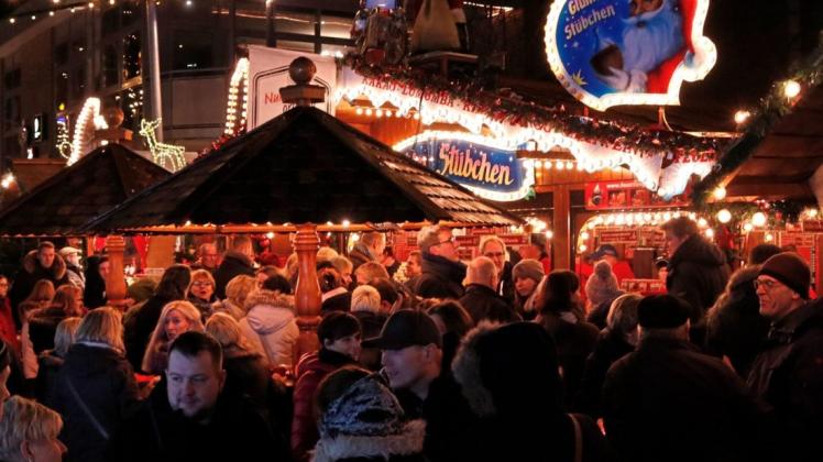 Der Delmenhorster Weihnachtsmarkt gilt als Publikumsmagnet.