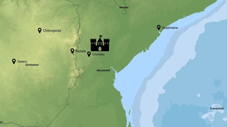 In Chimoio im mittleren Teil von Mosambik wird das Schloss Witzin gebaut.