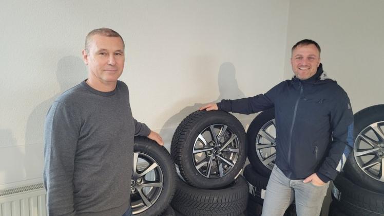 Detlef und Frank Born sind Experten, wenn es um die richtige Reifenwahl geht