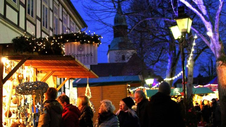 2021 wieder ein Weihnachtsmarkt mit 3G-Regel in Bad Essen  NOZ