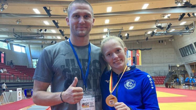 Beim Grand Slam in Zagreb hatten sich Annika Würfel und Trainer Dirk Spörcke über Bronze freuen dürfen, diesmal in Paris lief es hingegen unglücklich.