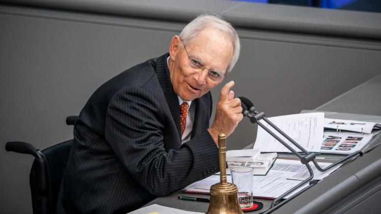 Aktuell ist noch Wolfgang Schäuble (CDU) Bundestagspräsident. Wer ihm nachfolgt, ist noch unklar – an Kandidierenden mangelt es aber nicht.