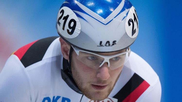 Soll der siebente Rostocker Shorttracker bei Olympischen Spielen werden: Adrian Lüdtke