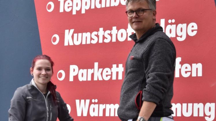 Ein gutes Team: Thora Tuping und ihr Chef Uwe Wohlfart.