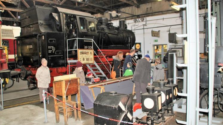 Das Eisenbahn- und Technikmuseum neben dem Hauptbahnhof öffnet zur Kulturnacht seine Tore.