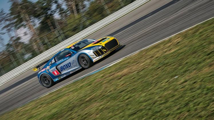 Der Meller Rennfahrer Moritz Wurm kam beim „Audi Sport Seyffarth Cup“ am Hockenheimring auf Anhieb gut zurecht mit dem gestellten Auto.