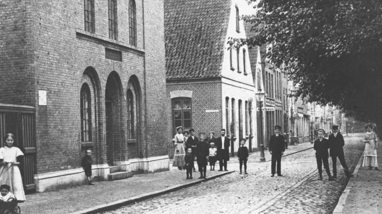 Die ehemalige Synagoge in Friedrichstadt.