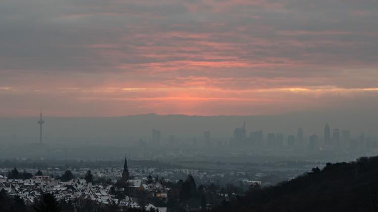 Morgenstimmung über Frankfurt
