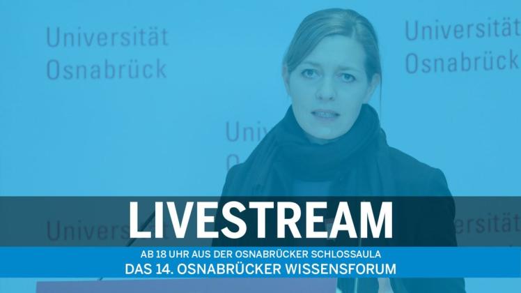 Das 14. Osnabrücker Wissensforum (hier Prof.Dr. Susanne Menzel-Riedl, Präsidentin der Universität Osnabrück) findet am 12. November in der Schlossaula in Osnabrück statt. Auf noz.de können Sie die Veranstaltung im Livestream verfolgen.
